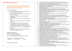Outcomes Sheets - Hamilton Trust
