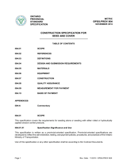 opss.prov 804 construction specification for seed and cover