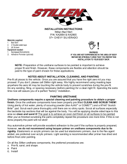 INSTALLATION INSTRUCTIONS Stillen Bed Skirt P/N: KA2864