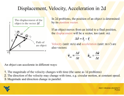 Lecture 5 (Feb 1) - West Virginia University
