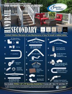 Superior Secondary Handrail Brochure
