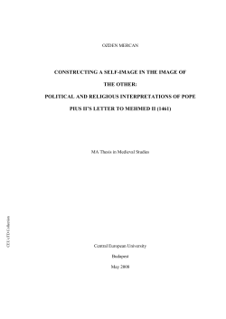 constructing a self-image in the image of the other