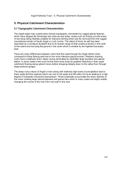 5. Physical Catchment Characteristics