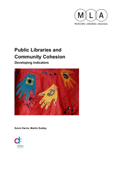Public Libraries and Community Cohesion