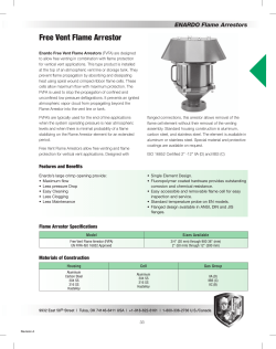 Free Vent Flame Arrestor