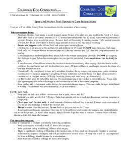 COLUMBUS DOG CONNECTION.com Spay and Neuter Post