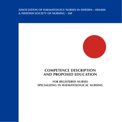 competence description and proposed education