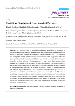 Multi-Scale Simulation of Hyperbranched Polymers