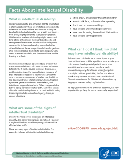 Discapacidad intelectual