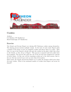 Cookies - Mathekalender