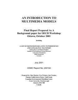 An Introduction to Multimedia Models