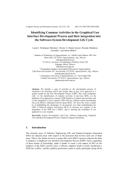 Identifying Common Activities in the Graphical User