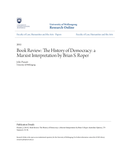 Book Review: The History of Democracy: a