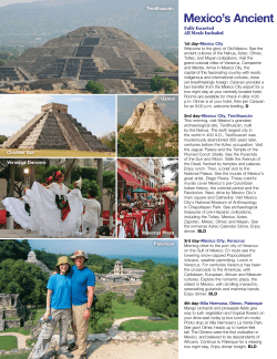 Mexico`s Ancient and Colo