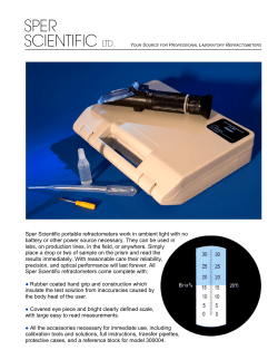 SPER SCIENTIFIC LTD.