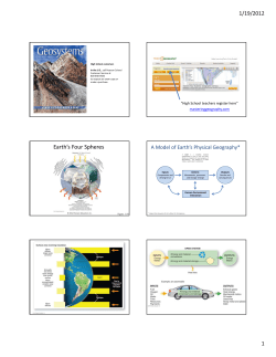 Earth`s Four Spheres