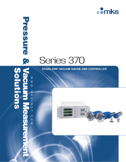 Granville-Phillips&reg; 370 Stabil-Ion&reg; Bayard-Alpert