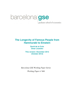The Longevity of Famous People from Hammurabi to Einstein