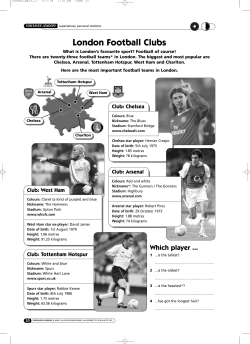 London Football Clubs