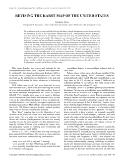 revising the karst map of the united states