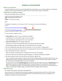 Email Attack Analyzed
