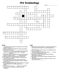 FFA Terminology