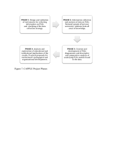 Figure 7. CAPPLE Project Phases