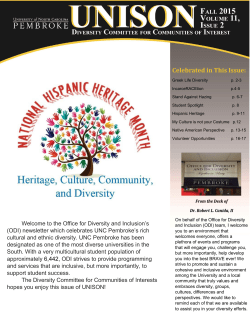 Fall 2015 - UNCP | Student Affairs