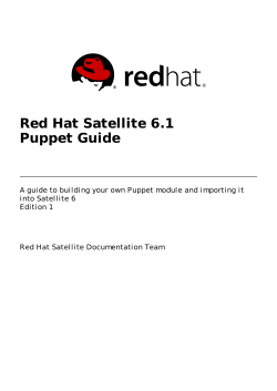 Puppet Guide - Red Hat Customer Portal