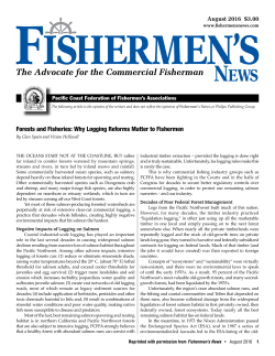 Forests and Fisheries: Why Logging Reforms Matter to Fishermen