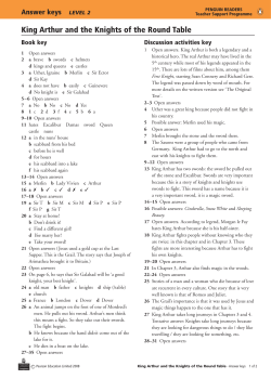 King Arthur and the Knights of the Round Table - Home