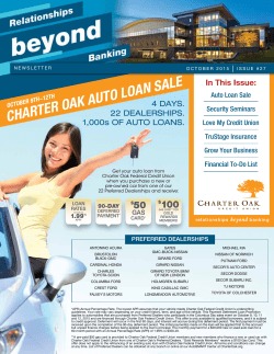 october 2015 - Charter Oak