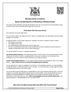 CONTACT YOUR LOCAL COURT OFFICE FOR THE [FRENCH