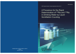 A Procedure for the Rapid Determination of 226Ra and 228Ra in