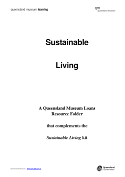 Sustainable Living - Museum of Tropical Qld