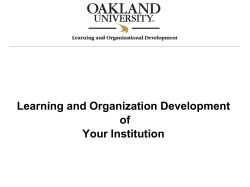 Training and Development - Chapter Leader Resources