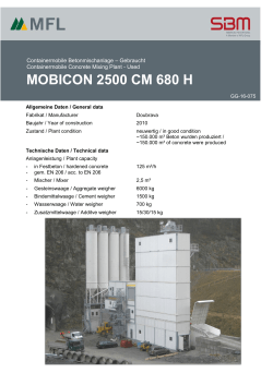 mobicon 2500 cm 680 h - SBM Mineral Processing GmbH