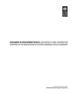 Assessment of Development Results: Barbados and