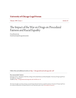 The Impact of the War on Drugs on Procedural Fairness and Racial