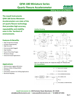 QFM-180 Datasheet - Jewell Instruments