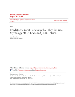 Roads to the Great Eucatastrophie: The Christian