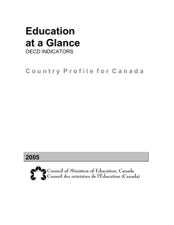 Education at a Glance 2005