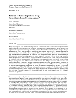 Taxation of Human Capital and Wage Inequality