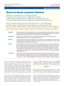 Beyond Low-Density Lipoprotein Cholesterol