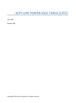 APPENDIX A