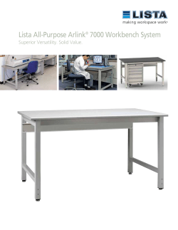 Lista All-Purpose Arlink&reg; 7000 Workbench System