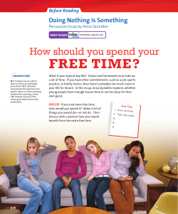 Doing Nothing Is Something