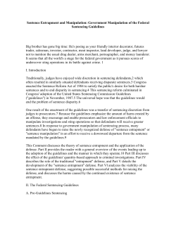 Sentence Entrapment and Manipulation