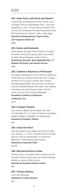 Kids - The Park School of Baltimore