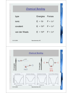 Chemical Bonding
